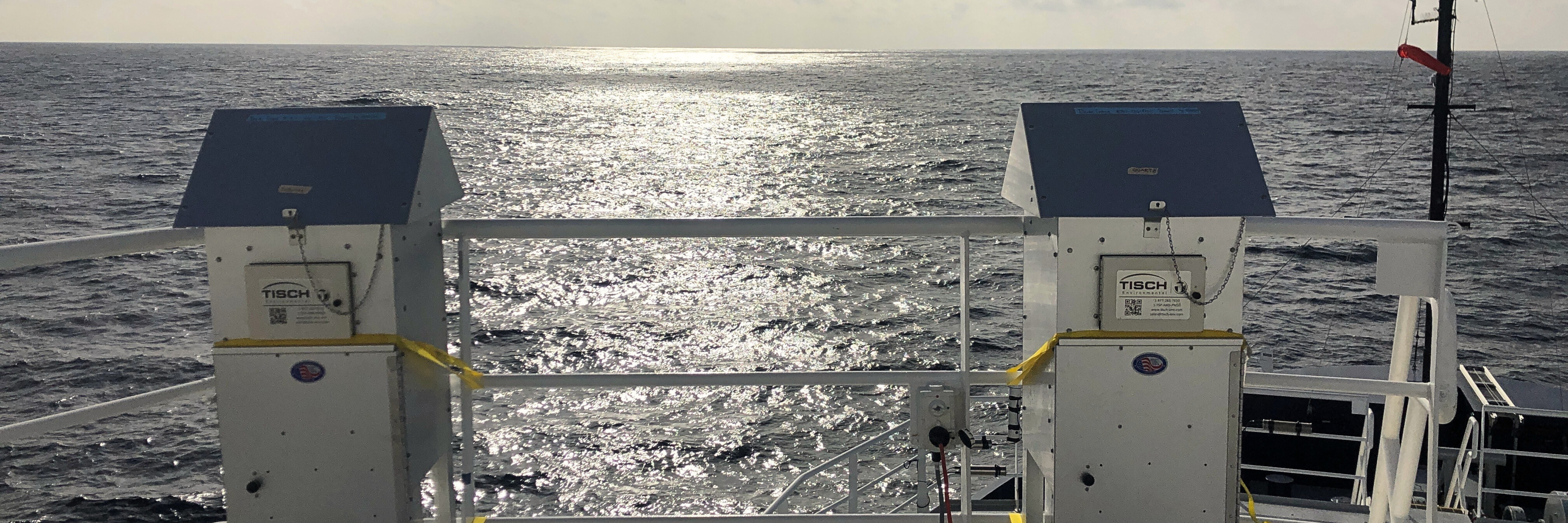 Collocated Tisch Environmental air samplers